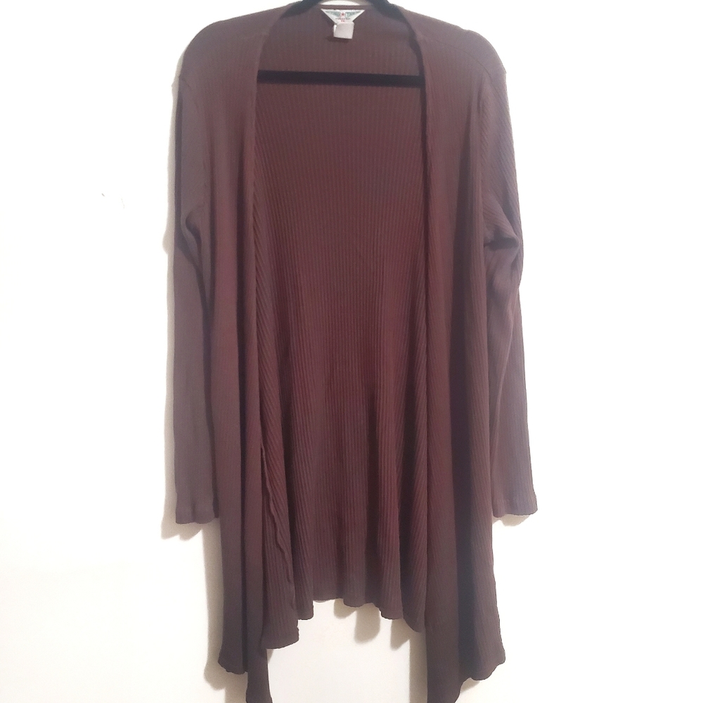 Hardtail Open Ribbed Cardigan XL